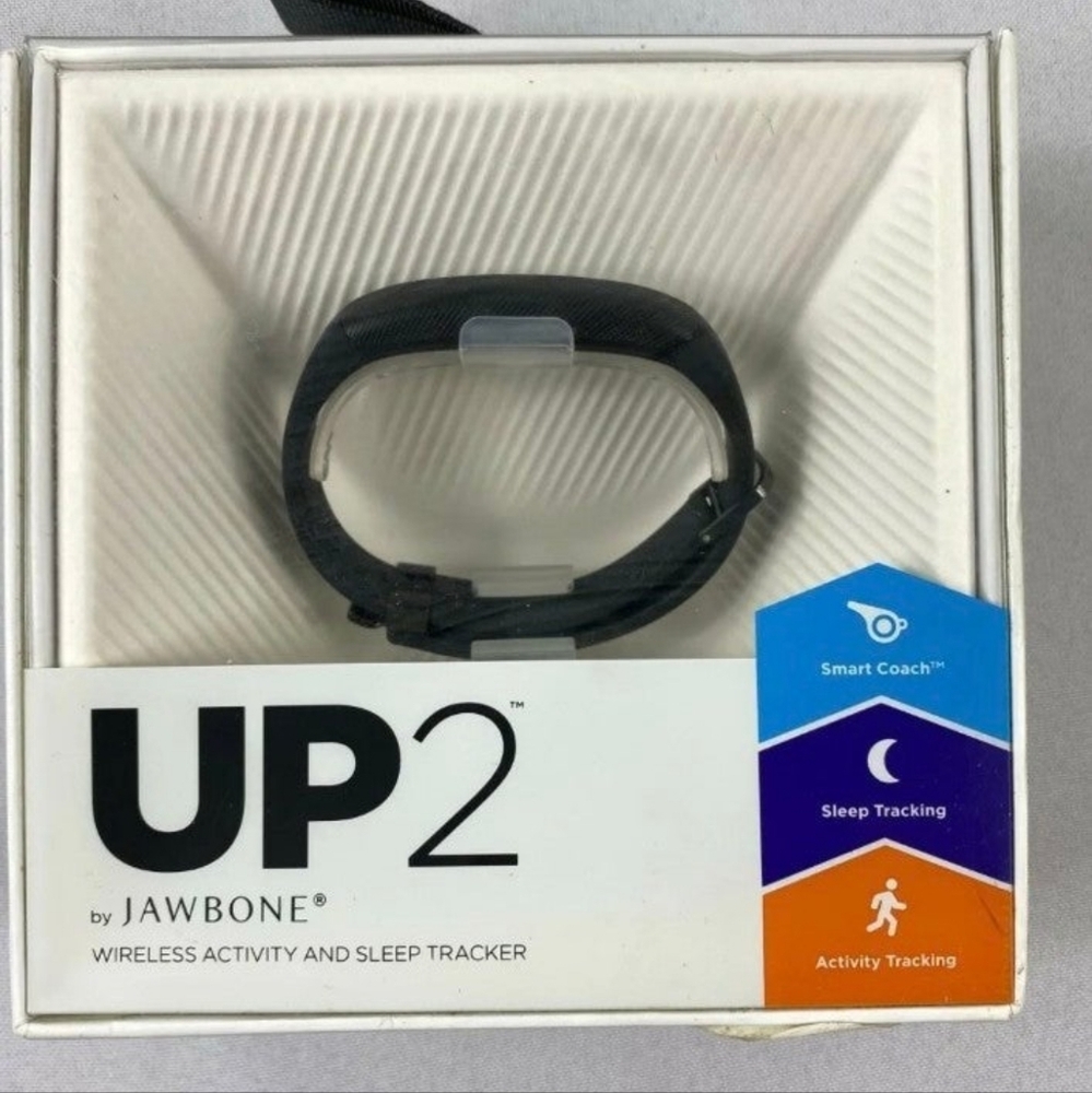 Jawbone UP2 wireless activity heart and sleep tracker Black New sealed box